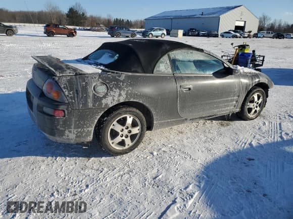 ✅ 2003 Mitsubishi Eclipse GS • VIN: 4A3AE45G53E202128 • Lot: 88744305. Wystawiony na Copart z przebiegiem 85 506 mil. Bezpłatny archiwum sprzedaży aukcyjnych z USA i szczegółowy raport historii pojazdu na DreamBid. Zdjęcie 3.