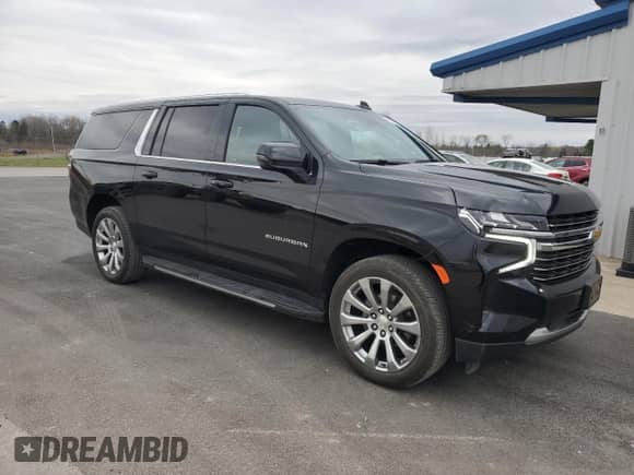 2024 Chevrolet Suburban LT z VIN 1GNSKCKD4RR116483, wystawiony jako Copart lot #91834185 z przebiegiem 59 712 mil mil oraz Szkoda całkowita • Salvage title. Historia ofert i sprzedaży dostępna na DreamBid. Obrazek 4.