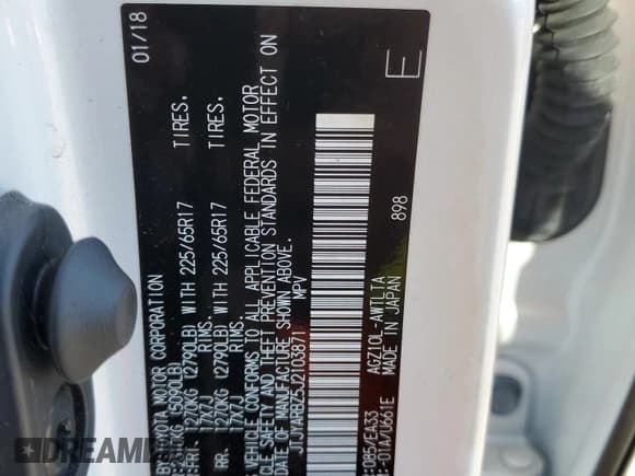 ✅ 2018 Lexus NX 300 • VIN: JTJYARBZ5J2103871 • Лот: 85389545. Опубликован ранее на Copart с пробегом 76 532 миль. Бесплатный доступ к архиву аукционных продаж из США и подробный отчёт об истории автомобиля на DreamBid. Изображение 13.