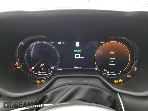 2024 Dodge Hornet R/T с VIN ZACPDFCW8R3A28813, выставлен на аукционе Copart как лот 47790805 с пробегом 24 034 миль миль и Списание • Salvage title. История ставок и продаж доступна на DreamBid. Изображение 9.