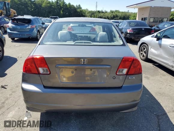 ✅ 2004 Honda Civic EX • VIN: 2HGES26834H588858 • Lot: 68094435. Listed on Copart with 120,258 mi. Free auction sales archive from the USA and detailed vehicle history report at DreamBid. Image 6.