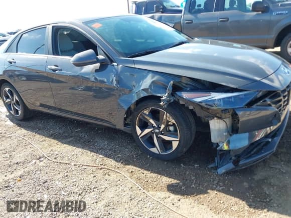 ✅ 2023 Hyundai Elantra Limited • VIN: KMHLP4AG1PU573807 • Lot: 43105632. Listed on IAAI with 39,781 mi. Free auction sales archive from the USA and detailed vehicle history report at DreamBid. Image 6.