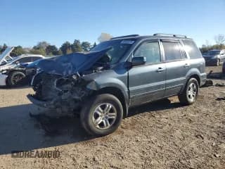 ✅ 2005 Honda Pilot EX-L • VIN: 5FNYF18545B067930 • Лот: 90633375. Опубликован ранее на Copart с пробегом Не указан. Бесплатный доступ к архиву аукционных продаж из США и подробный отчёт об истории автомобиля на DreamBid. Изображение 1.