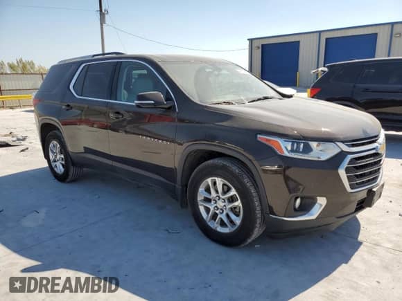 2018 Chevrolet Traverse LT Cloth with VIN 1GNERGKWXJJ137276, listed as a Copart auction lot 86170425 with 146,164 mi miles and Clean title. Bid and sale history available at DreamBid. Image 4.
