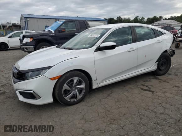 ✅ 2020 Honda Civic LX • VIN: 2HGFC2F69LH596686 • Lot: 69352375. Wystawiony na Copart z przebiegiem 80 858 mil. Bezpłatny archiwum sprzedaży aukcyjnych z USA i szczegółowy raport historii pojazdu na DreamBid. Zdjęcie 1.