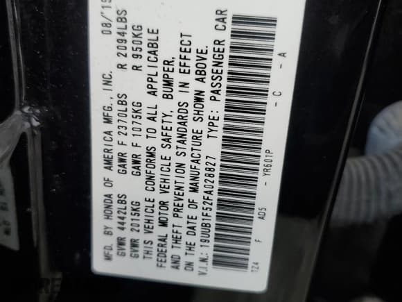 ✅ 2015 Acura TLX Technology • VIN: 19UUB1F52FA028827 • Lot: 70168965. Listed on Copart with 132,848 mi. Free auction sales archive from the USA and detailed vehicle history report at DreamBid. Image 12.