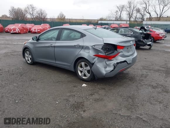 ✅ 2013 Hyundai Elantra GLS • VIN: KMHDH4AE4DU777643 • Lot: 43760173. Listed on IAAI with 143,793 mi. Free auction sales archive from the USA and detailed vehicle history report at DreamBid. Image 3.