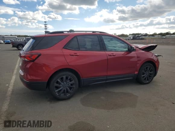 ✅ 2023 Chevrolet Equinox RS • VIN: 3GNAXMEG4PS160356 • Lot: 86848355. Listed on Copart with 12,811 mi. Free auction sales archive from the USA and detailed vehicle history report at DreamBid. Image 3.
