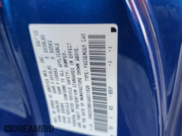 ✅ 2010 Honda Accord EX-L • VIN: 1HGCS1B81AA011926 • Лот: 93048435. Опубликован ранее на Copart с пробегом 133 730 миль. Бесплатный доступ к архиву аукционных продаж из США и подробный отчёт об истории автомобиля на DreamBid. Изображение 12.