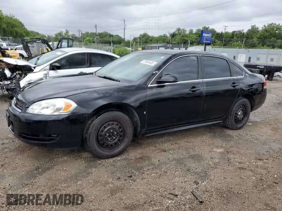2009 Chevrolet Impala Police Police with VIN 2G1WS57M891283073, listed as a Copart auction lot 57949485 with 138,978 mi miles and Clean title. Bid and sale history available at DreamBid. Image 1.