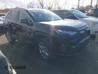 ✅ 2025 Toyota RAV4 XLE Premium • VIN: 2T3A1RFV1SW519890 • Lot: 43683543. Listed on IAAI with 5,097 mi. Free auction sales archive from the USA and detailed vehicle history report at DreamBid. Image 1.