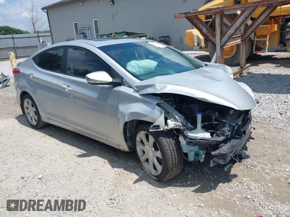 ✅ 2013 Hyundai Elantra Limited • VIN: KMHDH4AE1DU659047 • Лот: 42847222. Опубликован ранее на IAAI с пробегом 166 304 миль. Бесплатный доступ к архиву аукционных продаж из США и подробный отчёт об истории автомобиля на DreamBid. Изображение 1.