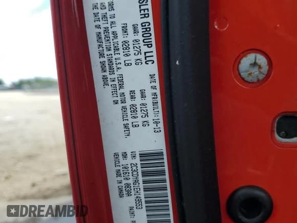 ✅ 2014 Dodge Challenger SXT • VIN: 2C3CDYAG1EH149553 • Lot: 61911644. Wystawiony na Copart z przebiegiem 147 101 mil. Bezpłatny archiwum sprzedaży aukcyjnych z USA i szczegółowy raport historii pojazdu na DreamBid. Zdjęcie 12.