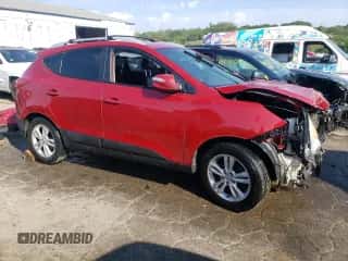 2012 Hyundai Tucson GLS z VIN KM8JUCAC2CU375349, wystawiony jako Copart lot #68832534 z przebiegiem 96 767 mil mil oraz Szkoda całkowita • Salvage title. Historia ofert i sprzedaży dostępna na DreamBid. Obrazek 4.