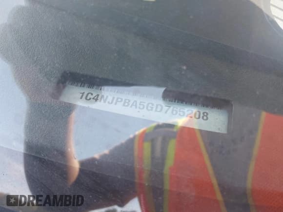 ✅ 2016 Jeep Patriot Sport • VIN: 1C4NJPBA5GD765208 • Lot: 43360145. Wystawiony na IAAI z przebiegiem 191 085 mil. Bezpłatny archiwum sprzedaży aukcyjnych z USA i szczegółowy raport historii pojazdu na DreamBid. Zdjęcie 11.