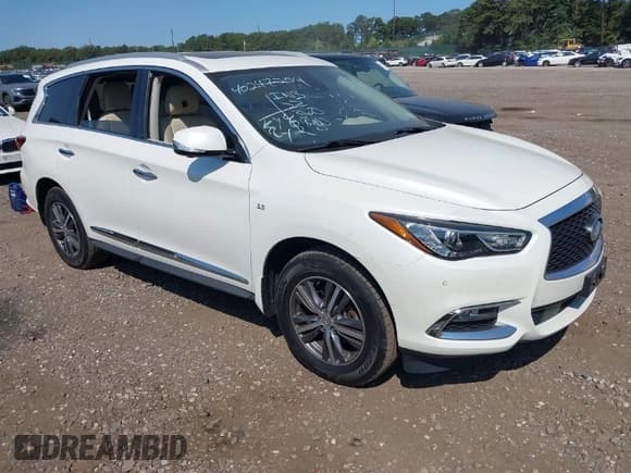✅ 2020 Infiniti QX60 Signature Edition • VIN: 5N1DL0MM2LC531608 • Lot: 40247204. Listed on IAAI with 67,655 mi. Free auction sales archive from the USA and detailed vehicle history report at DreamBid. Image 1.