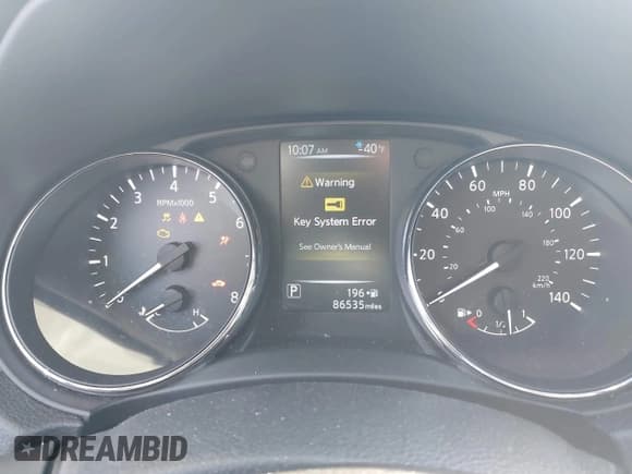 ✅ 2017 Nissan Rogue SV • VIN: 5N1AT2MV8HC780753 • Lot: 43519287. Listed on IAAI with 86,535 mi. Free auction sales archive from the USA and detailed vehicle history report at DreamBid. Image 7.