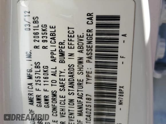 ✅ 2012 Honda Accord EX-L • VIN: 1HGCP3F81CA025187 • Lot: 92123665. Wystawiony na Copart z przebiegiem 121 614 mil. Bezpłatny archiwum sprzedaży aukcyjnych z USA i szczegółowy raport historii pojazdu na DreamBid. Zdjęcie 13.