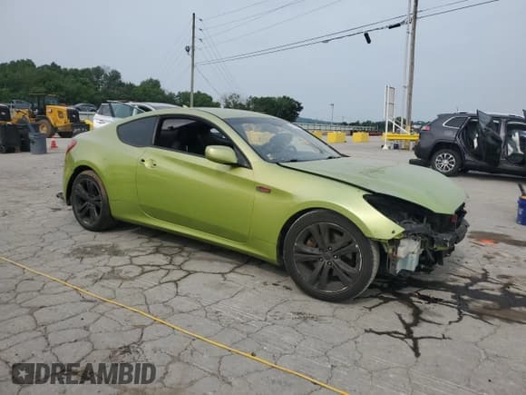 ✅ 2010 Hyundai Genesis Coupe • VIN: KMHHT6KD7AU003898 • Lot: 60662845. Listed on Copart with 158,024 mi. Free auction sales archive from the USA and detailed vehicle history report at DreamBid. Image 4.