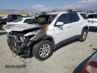 2019 Chevrolet Traverse LT Cloth с VIN 1GNERGKW8KJ121675, выставлен на аукционе Copart как лот 84051555 с пробегом Не указан миль и На запчасти • Non repairable. История ставок и продаж доступна на DreamBid. Изображение 1.