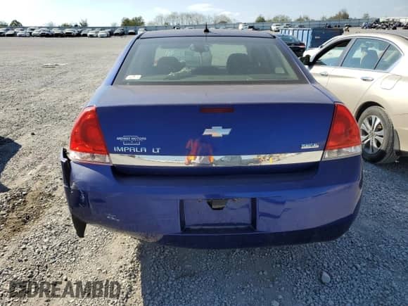 2007 Chevrolet Impala LT with VIN 2G1WT58K179193918, listed as a Copart auction lot 87055855 with Not provided miles and Salvage title. Bid and sale history available at DreamBid. Image 6.