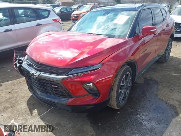 ✅ 2024 Chevrolet Blazer RS • VIN: 3GNKBERS7RS147952 • Lot: 41868315. Listed on IAAI with 18,272 mi. Free auction sales archive from the USA and detailed vehicle history report at DreamBid. Image 17.