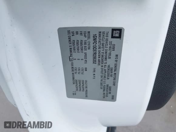 ✅ 2007 Chevrolet Tahoe LS • VIN: 1GNFC13C87R286352 • Lot: 42927693. Wystawiony na IAAI z przebiegiem 268 163 mil. Bezpłatny archiwum sprzedaży aukcyjnych z USA i szczegółowy raport historii pojazdu na DreamBid. Zdjęcie 9.