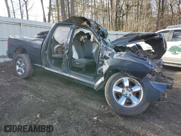 2019 Ram 1500 Express with VIN 1C6RR7FG2KS632409, listed as a Copart auction lot 82521654 with Not provided miles and Salvage title. Bid and sale history available at DreamBid. Image 4.