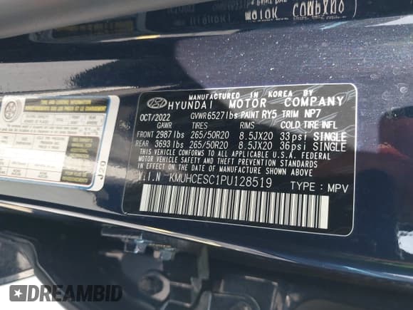 ✅ 2023 Genesis GV80 • VIN: KMUHCESC1PU128519 • Lot: 42384545. Wystawiony na IAAI z przebiegiem 32 388 mil. Bezpłatny archiwum sprzedaży aukcyjnych z USA i szczegółowy raport historii pojazdu na DreamBid. Zdjęcie 9.