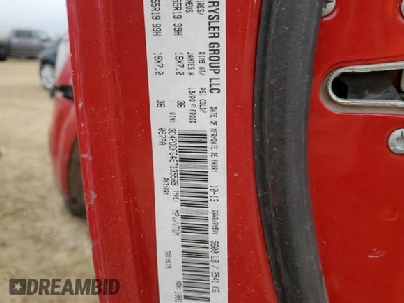 ✅ 2014 Dodge Journey R/T • VIN: 3C4PDDFG4ET135569 • Лот: 90399135. Опубликован ранее на Copart с пробегом 219 884 миль. Бесплатный доступ к архиву аукционных продаж из США и подробный отчёт об истории автомобиля на DreamBid. Изображение 13.