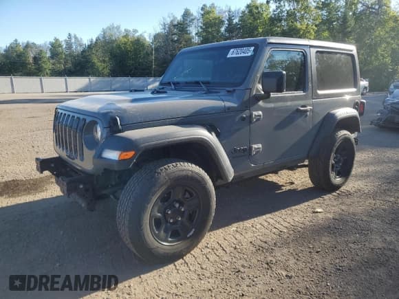 ✅ 2022 Jeep Wrangler Willys • VIN: 1C4GJXANXNW173513 • Lot: 67620405. Listed on Copart with 38,248 mi. Free auction sales archive from the USA and detailed vehicle history report at DreamBid. Image 1.