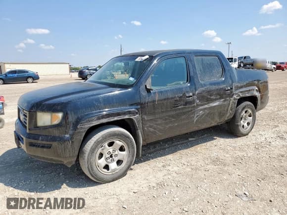 ✅ 2007 Honda Ridgeline RT • VIN: 2HJYK16217H542611 • Лот: 80985415. Опубликован ранее на Copart с пробегом 219 391 миль. Бесплатный доступ к архиву аукционных продаж из США и подробный отчёт об истории автомобиля на DreamBid. Изображение 1.