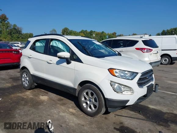 ✅ 2018 Ford EcoSport SE • VIN: MAJ3P1TE2JC199600 • Lot: 43266960. Listed on IAAI with 129,671 mi. Free auction sales archive from the USA and detailed vehicle history report at DreamBid. Image 1.