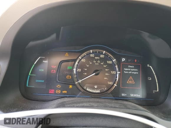 ✅ 2017 Hyundai Ioniq Blue • VIN: KMHC65LC9HU024117 • Lot: 46491365. Wystawiony na Copart z przebiegiem 58 349 mil. Bezpłatny archiwum sprzedaży aukcyjnych z USA i szczegółowy raport historii pojazdu na DreamBid. Zdjęcie 9.