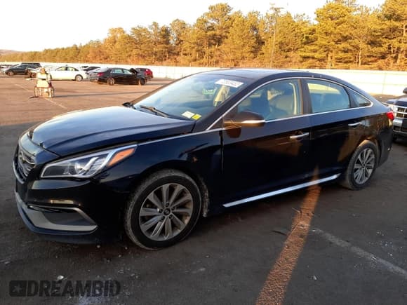 ✅ 2017 Hyundai Sonata Sport • VIN: 5NPE34AF3HH549522 • Lot: 72803432. Listed on Copart with 85,951 mi. Free auction sales archive from the USA and detailed vehicle history report at DreamBid. Image 1.