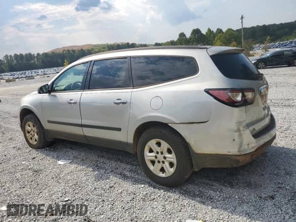 2013 Chevrolet Traverse LS with VIN 1GNKRFED2DJ249355, listed as a Copart auction lot 80835165 with 125,159 mi miles and Salvage title. Bid and sale history available at DreamBid. Image 2.