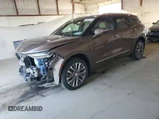 2019 Chevrolet Blazer Premier z VIN 3GNKBKRS7KS678024, wystawiony jako Copart lot #59852975 z przebiegiem 69 018 mil mil oraz Szkoda całkowita • Salvage title. Historia ofert i sprzedaży dostępna na DreamBid. Obrazek 1.