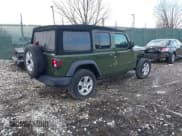 ✅ 2021 Jeep Wrangler Unlimited Sport S • VIN: 1C4HJXDG1MW836029 • Lot: 41811840. Listed on IAAI with 34,992 mi. Free auction sales archive from the USA and detailed vehicle history report at DreamBid. Image 4.