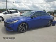 ✅ 2022 Hyundai Elantra N Line • VIN: KMHLR4AF8NU356186 • Lot: 64324275. Listed on Copart with 53,111 mi. Free auction sales archive from the USA and detailed vehicle history report at DreamBid. Image 1.