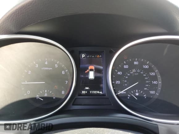 ✅ 2017 Hyundai Santa Fe Ultimate • VIN: 5XYZW4LA8HG401688 • Лот: 53872964. Опубликован ранее на Copart с пробегом 117 274 миль. Бесплатный доступ к архиву аукционных продаж из США и подробный отчёт об истории автомобиля на DreamBid. Изображение 9.