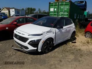 ✅ 2022 Hyundai Kona N Line • VIN: KM8K3CA37NU789382 • Lot: 68319825. Listed on Copart with 48,493 mi. Free auction sales archive from the USA and detailed vehicle history report at DreamBid. Image 1.