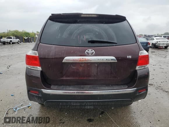✅ 2012 Toyota Highlander • VIN: 5TDZA3EH4CS019933 • Lot: 80863125. Listed on Copart with 184,551 mi. Free auction sales archive from the USA and detailed vehicle history report at DreamBid. Image 6.
