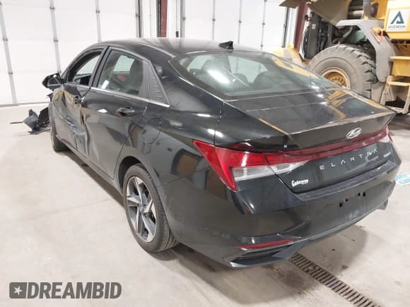 ✅ 2023 Hyundai Elantra Limited • VIN: KMHLP4AGXPU504159 • Lot: 42703032. Listed on IAAI with 22,329 mi. Free auction sales archive from the USA and detailed vehicle history report at DreamBid. Image 3.