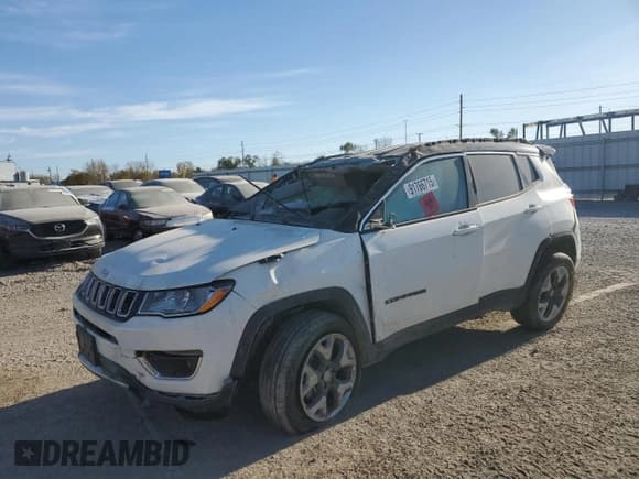 ✅ 2018 Jeep Compass Limited • VIN: 3C4NJDCB1JT316437 • Lot: 91766715. Wystawiony na Copart z przebiegiem Nie podano. Bezpłatny archiwum sprzedaży aukcyjnych z USA i szczegółowy raport historii pojazdu na DreamBid. Zdjęcie 1.