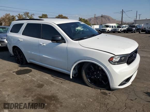 2017 Dodge Durango R/T with VIN 1C4SDHCT2HC936567, listed as a Copart auction lot 81798715 with 97,837 mi miles and Salvage title. Bid and sale history available at DreamBid. Image 4.