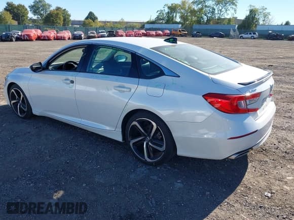 ✅ 2021 Honda Accord Sport SE • VIN: 1HGCV1F41MA093949 • Lot: 43409226. Wystawiony na IAAI z przebiegiem 20 864 mil. Bezpłatny archiwum sprzedaży aukcyjnych z USA i szczegółowy raport historii pojazdu na DreamBid. Zdjęcie 3.