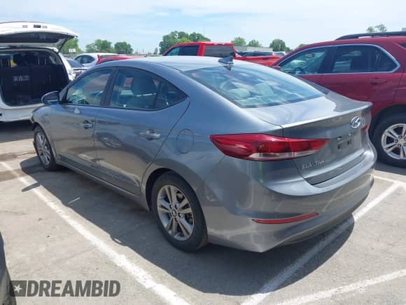 2018 Hyundai Elantra Value Edition with VIN KMHD84LF6JU511574, listed as a IAAI auction lot 42291898 with 99,296 mi miles and . Bid and sale history available at DreamBid. Image 3.