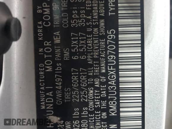 2015 Hyundai Tucson SE z VIN KM8JU3AGXFU970795, wystawiony jako Copart lot #69746014 z przebiegiem 120 829 mil mil oraz Czysty tytuł • Clean title. Historia ofert i sprzedaży dostępna na DreamBid. Obrazek 13.