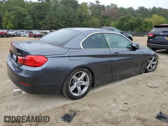✅ 2014 BMW 4 Series 428i • VIN: WBA3V5C58EP747926 • Lot: 72680944. Listed on Copart with 34,160 mi. Free auction sales archive from the USA and detailed vehicle history report at DreamBid. Image 3.