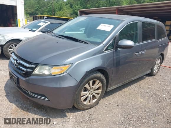 ✅ 2014 Honda Odyssey EX-L • VIN: 5FNRL5H64EB112216 • Lot: 42387206. Listed on IAAI with 109,634 mi. Free auction sales archive from the USA and detailed vehicle history report at DreamBid. Image 17.